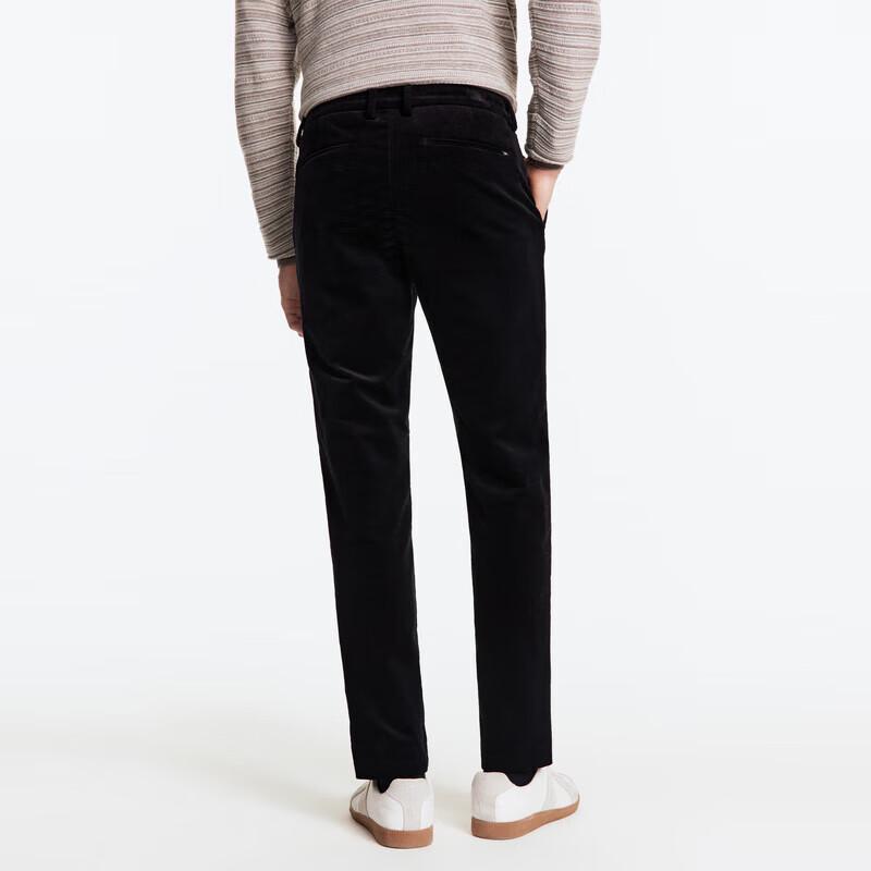 JOEONE Men's Slim Fit Corduroy Casual Pants