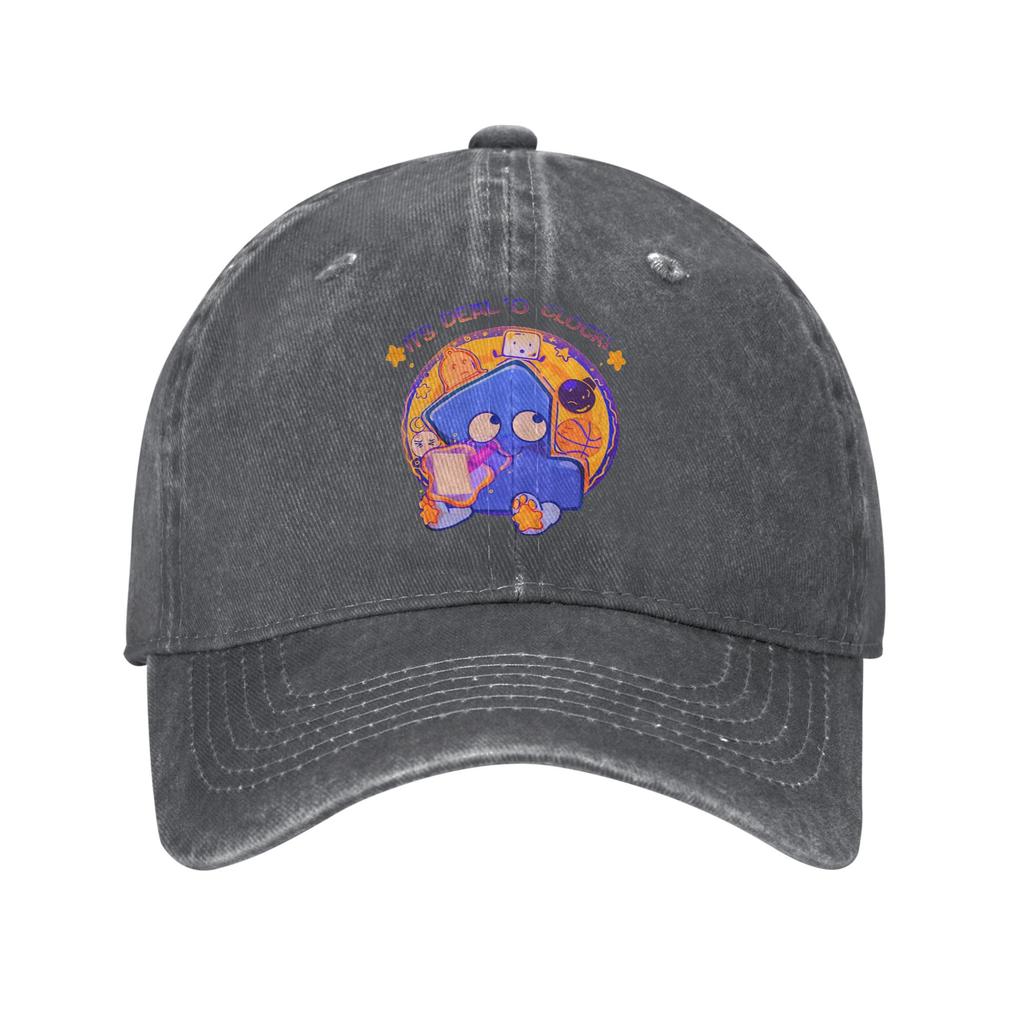 Its Deal O’ Clock!  Sun Baseball Cap BFDI Trendy Men Adult Washed Hip Hop Hats Wholesale Print Outdoor Gym Baseball Caps