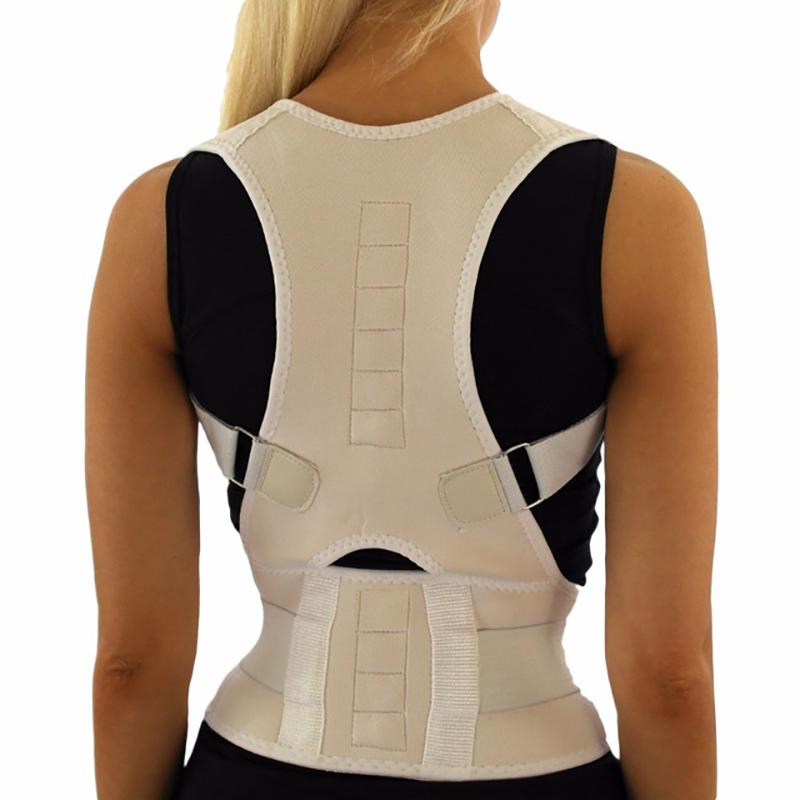 

Magnetic Posture Corrector For Women Men Orthopedic Corset Back Support Belt Pain Back Brace Support Belt Magnets Therapy S