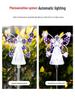 Solar Angel Wind Chime Garden Light - Outdoor LED Decoration