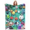BFDI Inanimate Insanity All Characters Cartoon Blanket Battle for Dream Island Blanket Bedding Office Soft Bedroom Quilt