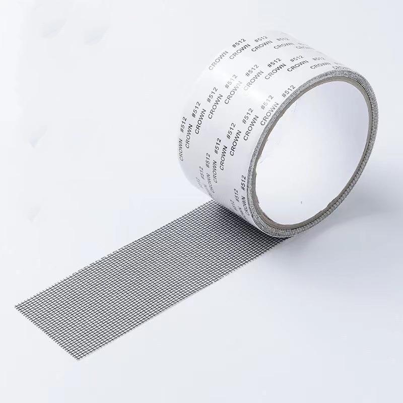Window Screen Repair Tape Self Adhesive Mesh Tape Net Door Fix Patch Anti Insect Mosquito Mesh Broken Holes Repairing