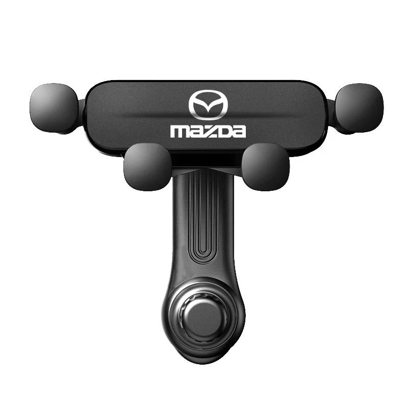 

2025 Hot Gravity Car Phone Holder For Mazda CX5 CX3 CX9 MX5 RX8 MS 360 Degree Rotate Anti Slip Stand Cell Phone Support In Car A