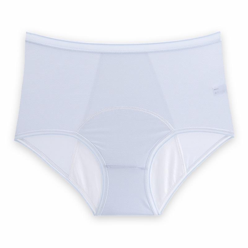 Cross-Border Women s Leak-Proof Menstrual Underwear - Mid-Rise, Thin, Breathable, Safe Triangle Design 2XL
