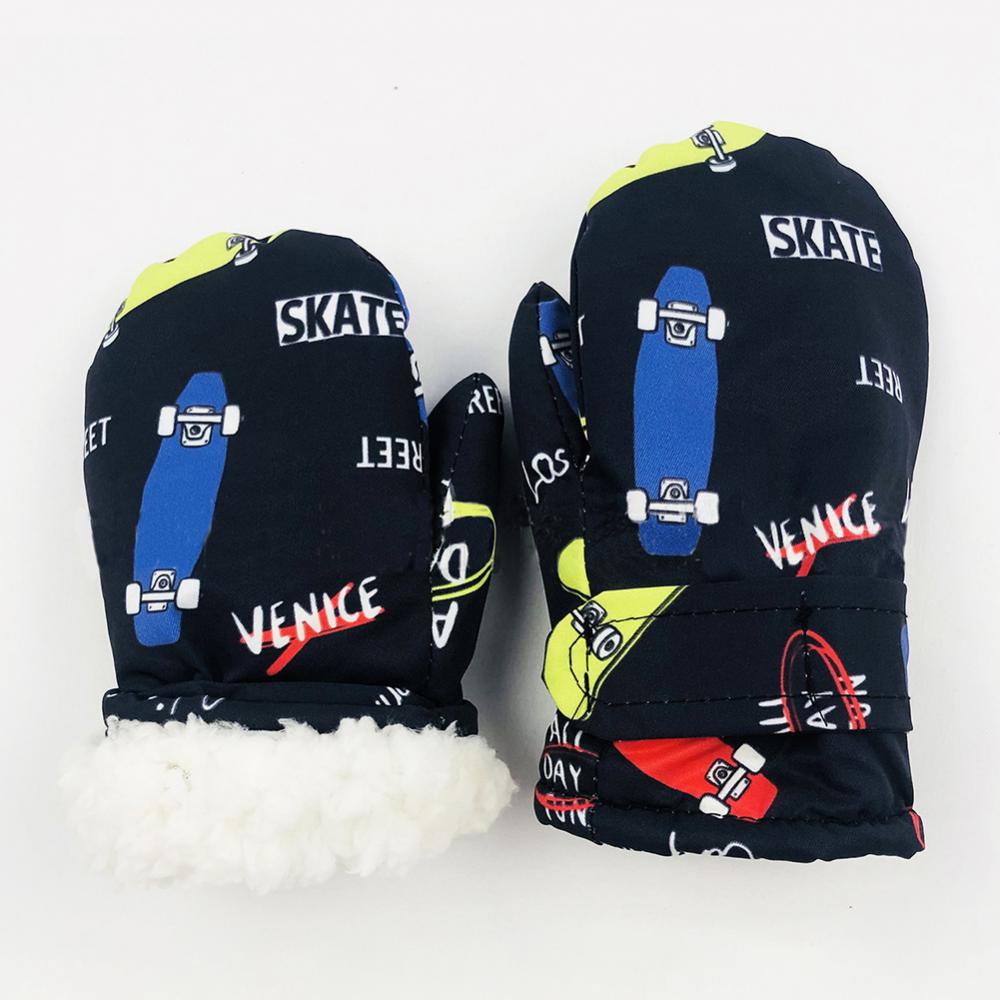 

Зимние детские горнолыжные перчатки детские термозащитные теплые перчатки с закрытыми пальцами для езды на велосипеде, катания на лыжах, ветрозащитные нескользящие зимние перчатки XL