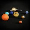 3D Stereoscopic Silicone Model: Solar System Planets Educational Toy