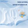Super Thin Ice Silk Boys' Boxer Briefs - Cool & Breathable Mesh for Ages 3-12