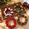Artificial Design Christmas Bell Ornament Metallic Finish Christmas Wreath Decor Xmas Tree