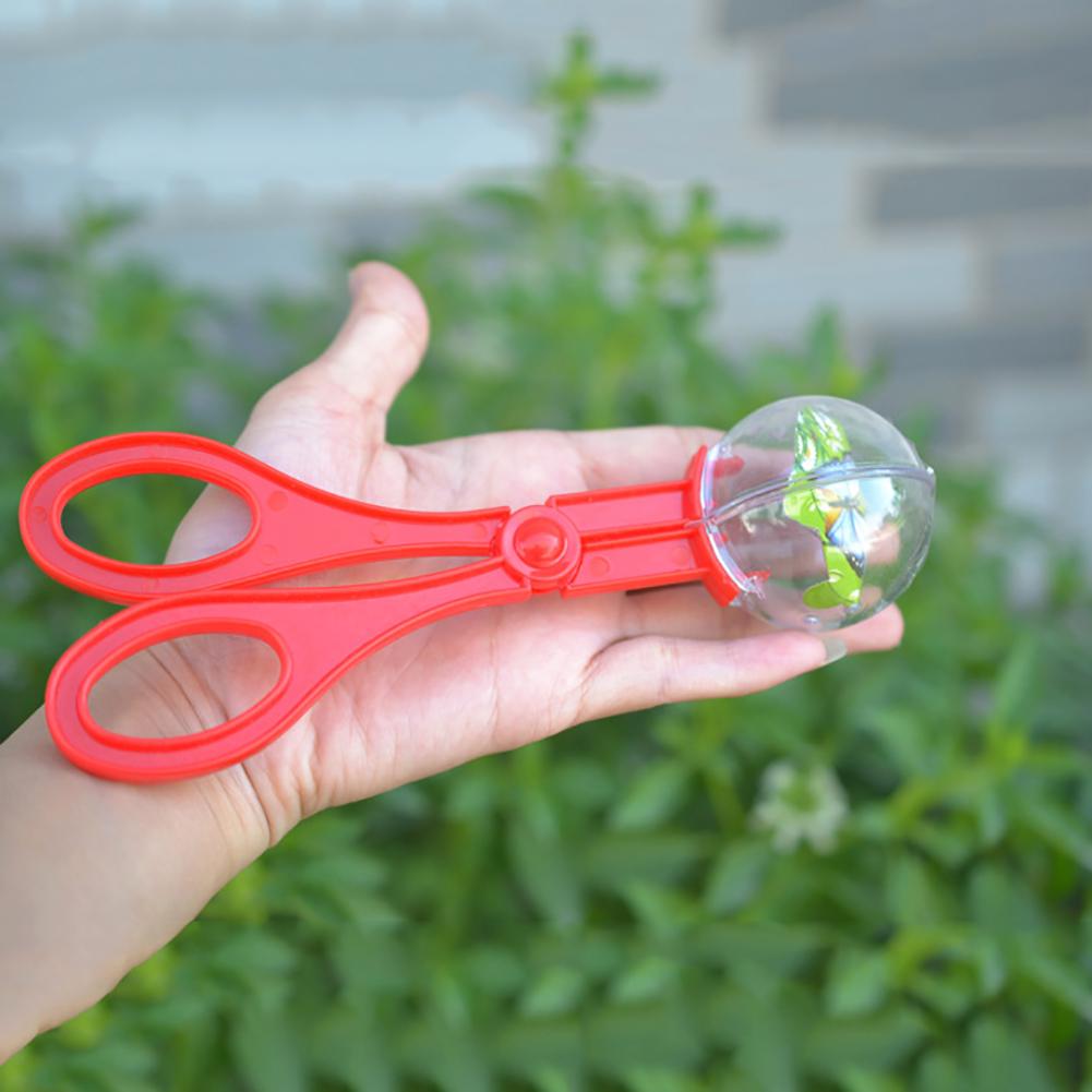 Bug Insect Catcher Scissors Tongs Tweezers Scooper Clamp Kids Plaything Cleaning Tool For Biological Outdoor Adventure Game Toys