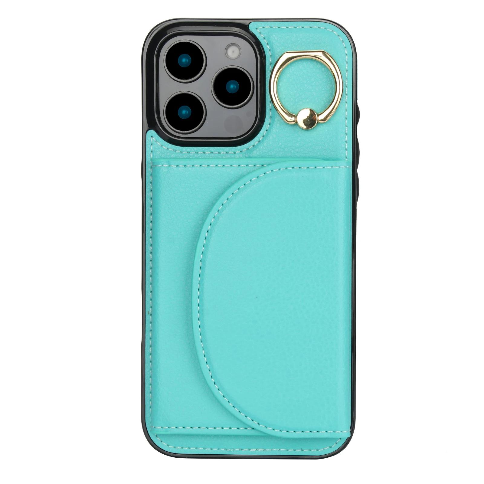 

Кошелек с держателем для карт, кольцом, подставкой, кожаный чехол для iPhone 16, 15, 14, 13, 12, 11, Pro Max, X, XS, XR, 7, 8 Plus, защитный чехол iPhone 14 Pro