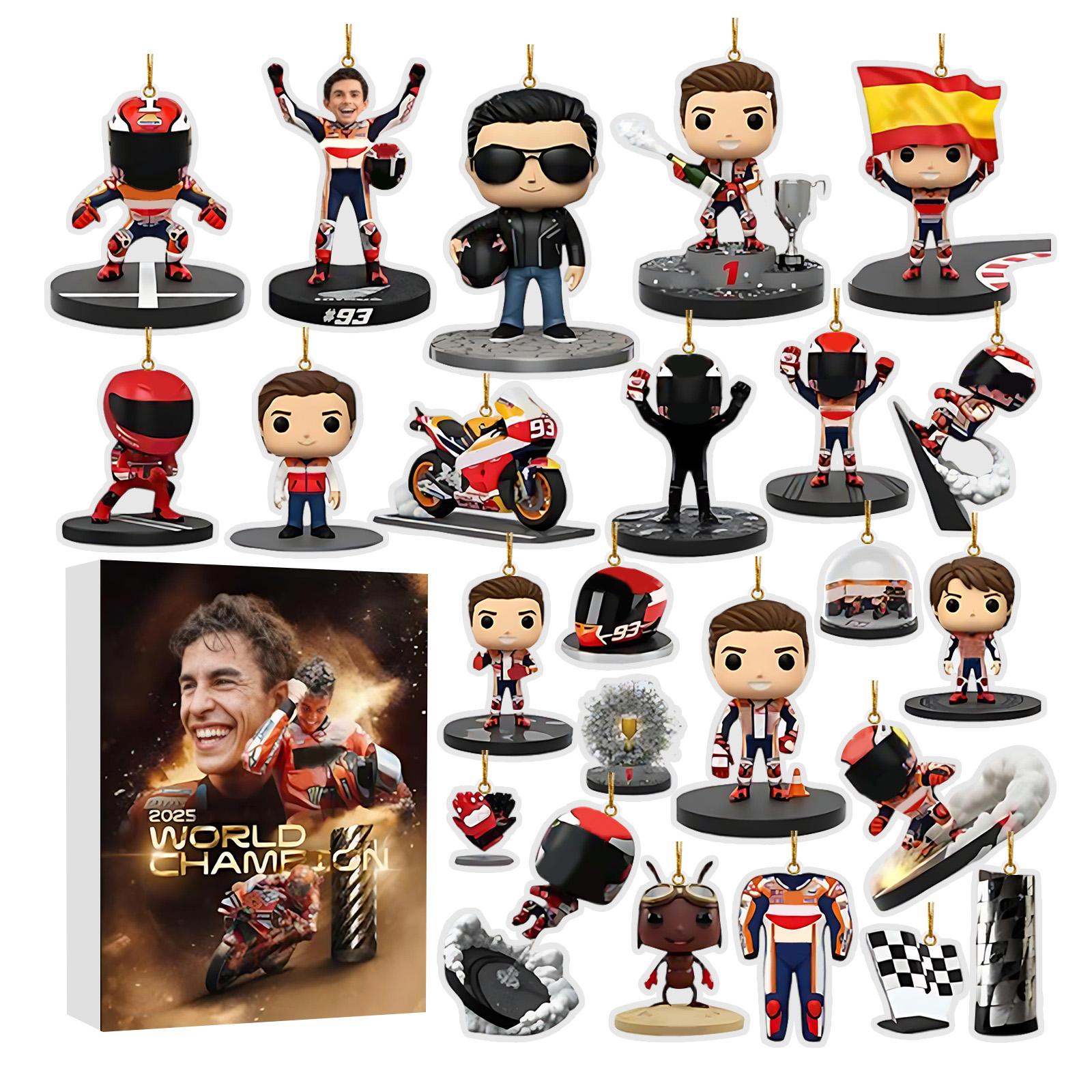 

2D Плоский Акриловый Мистери Бокс 24 шт. Подвеска с Коробкой в Виде Самолета Забавный Рождественский Календарь Обратного Отсчета One Size