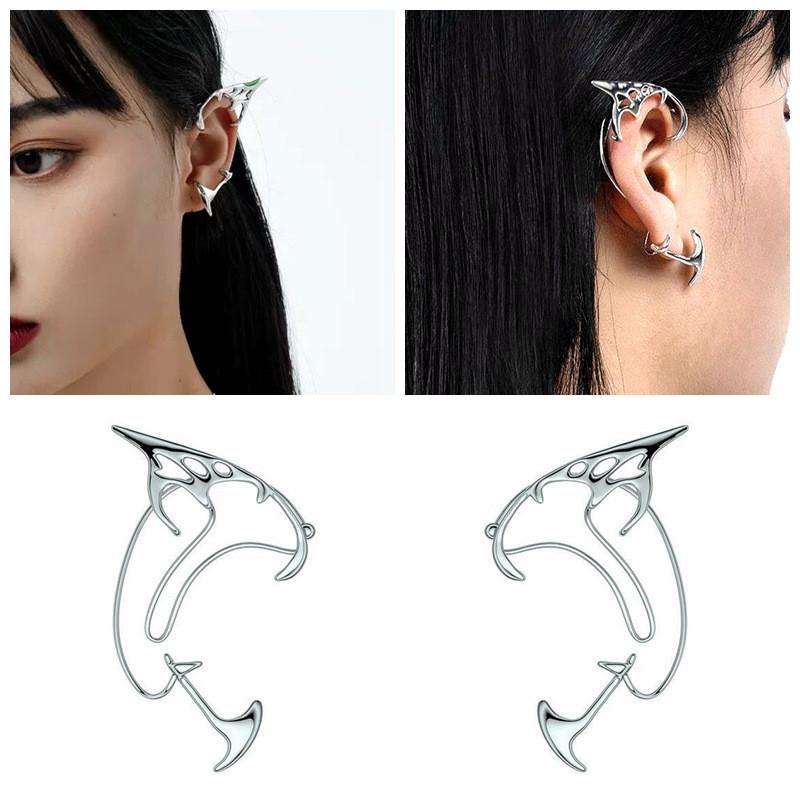 Womens Alloy Fall Ear Ornaments With Trendy Line Elements For Wear Casual