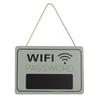 Rechteckiges WiFi-Wandschild Holz-WiFi-Passwortschild Tafel-WiFi-Schild Hotels Büros