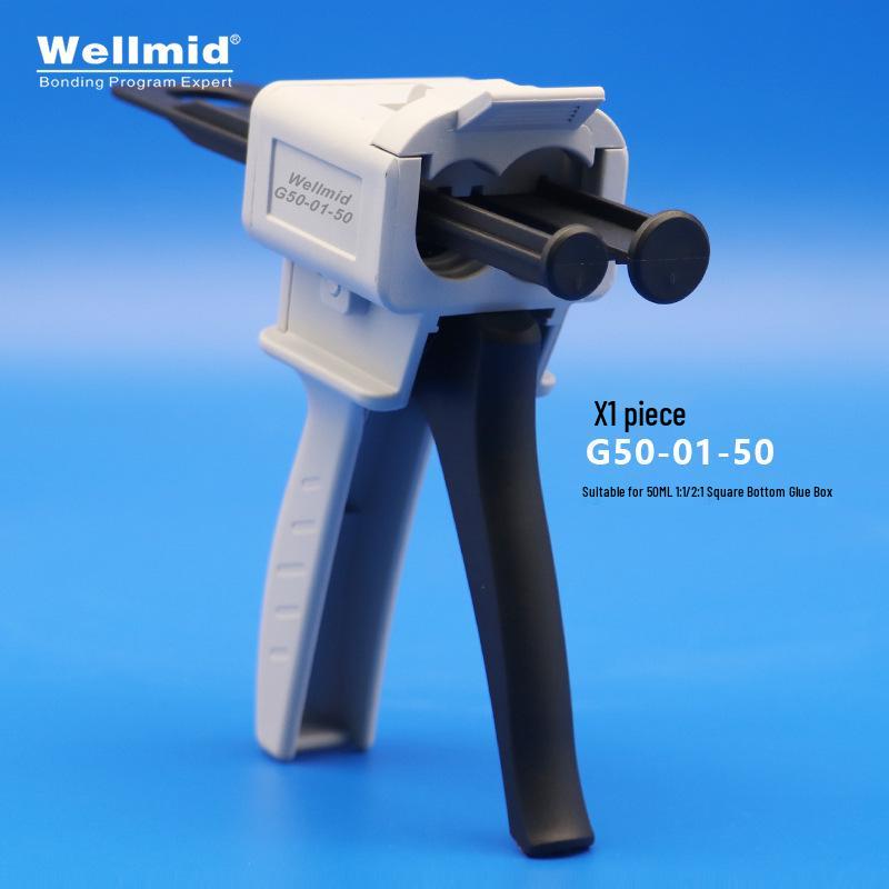 AB Glue Manual Dispensing Gun - 50ML, 1:1/2:1 Ratios