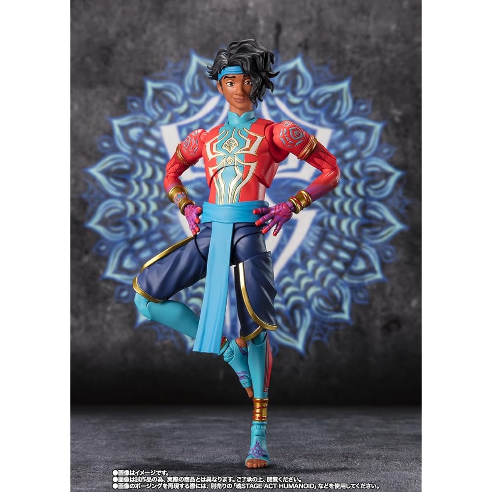 TAMASHII NATIONS Spider-Man Across the Spider-Verse Spider-Man India S.H.Figuarts Action Figure 15 cm