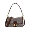 Tabby 26 Decorative Logo Hardware Jacquard Underarm Bag Soft Euro Bag Tote Crossbody Shoulder Bag Medium Women Bags Oak Maple C4821-B4S0M