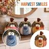 Herbst-Patchwork-Kürbis-Dekoration - Saisonales Zuhause