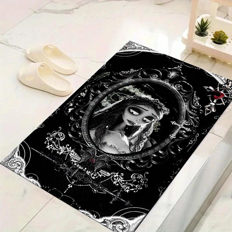 Corpse Bride Cartoon Carpet Rug for Living Room Bedroom Home Sofa Decoration,Kids Play Non-slip Floor Mat
