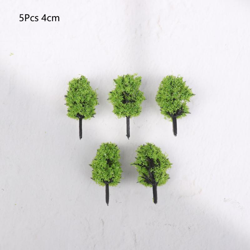 Simulation Mini Green Tree Model Dollhouse Railway Street Scene Decor Ornaments Dollhouse Micro Landscape Garden Ornament