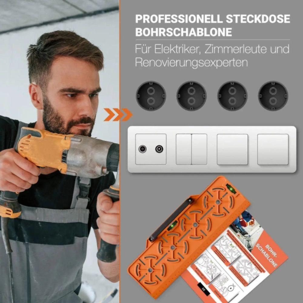 For Sockets Wall Drilling Template Mounting Outlet Drilling Template Installation
