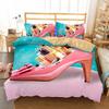 High Heels/ Lipstick 2/3pcs/sets Duvet Cover Set Bedding Western Style Girl Ladies' Beddings Birthday Present Quilt Cover