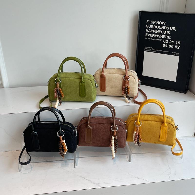 Niche Bag Women's New Handbag Small Bag Suede Small Square Bag Versatile Simple Shoulder Messenger Bag
