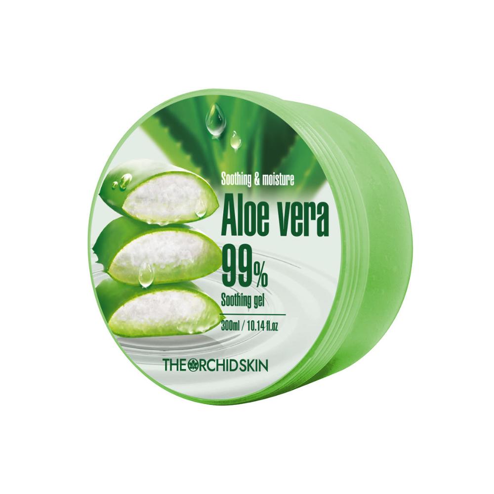 

The ORCHID Skin Soothing & Moisture 100% Aloe Vera Soothing Gel Duo Set - Multi-Purpose Hydrating & Calming Care for Face & Body, 300g x 2EA