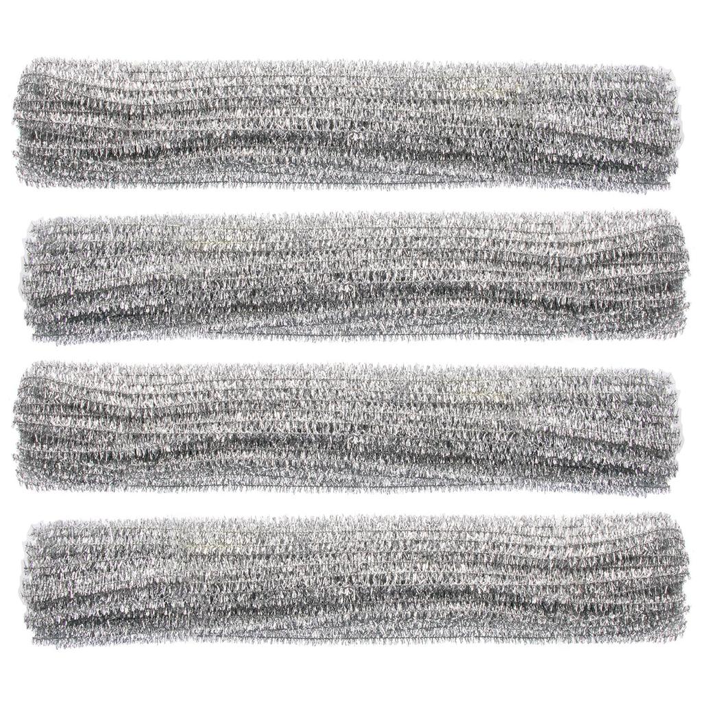 400pcs Chenille Stems Pipe Cleaners Kindergarden DIY Art Craft Materials for Creative Handicraft DIY Felting Animal Skeleton