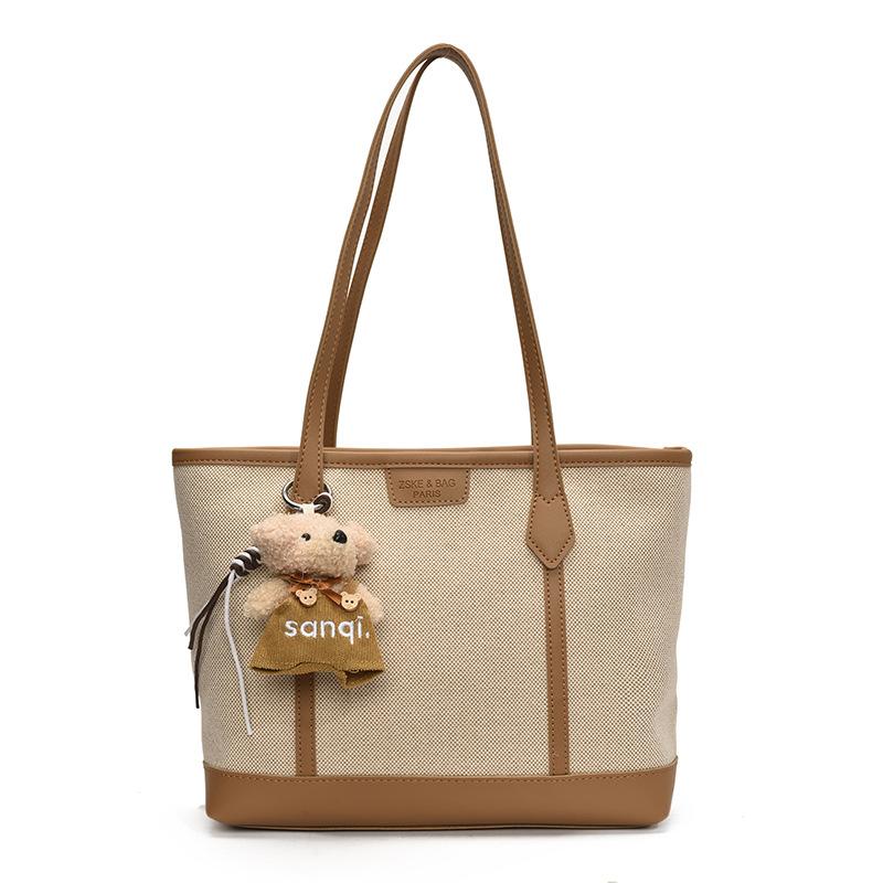 New Casual Handbag Large Capacity Tote Bag Fashion Shoulder Bag Commuter Underarm Bag Women