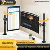 Jianleji 360° Rotating Monitor Stand with Telescopic Mechanical Arm