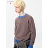 Lambswool Herringbone Crewneck Sweater