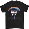 Gleitschirmfliegen Bring Mich Nicht Zum Laufen Wenn Ich Fliegen Kann Herren T-Shirt 100% Baumwolle