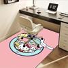Office Rug Hello Kitty, Friends Anti-Slip Rug, Machine Washable for Living Room, Bedroom, Office, Multiple Sizes, Bedroom Mat, Decorative Mat, Durable