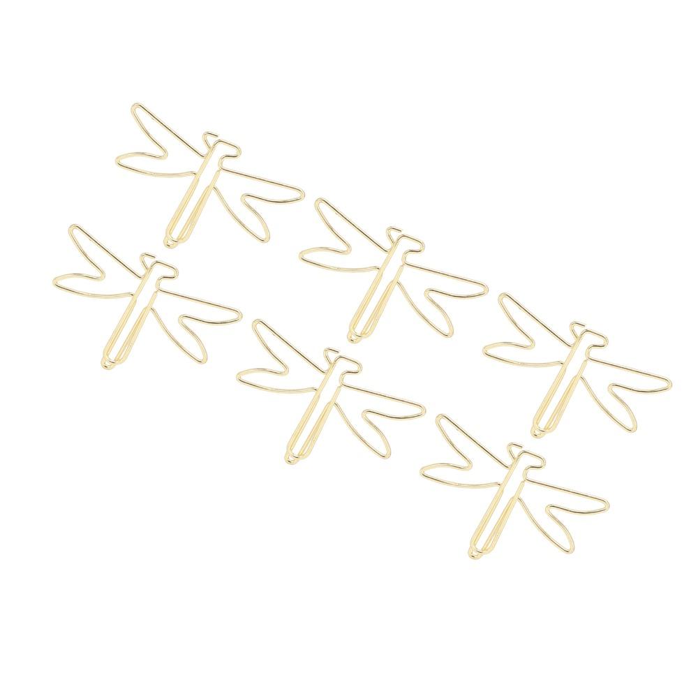 100Pcs Gold Large Cute Paperclips Electroplating Metal Jumbo Wide Clips  Office Supplies