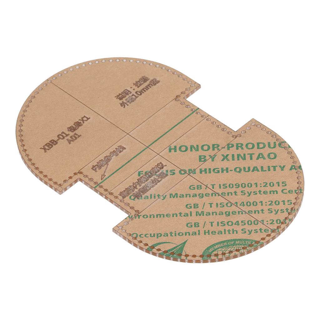 Acryl Geldbörsen Schablone DIY Präzises Schneiden Klare Acryl Vorlage zur Herstellung von Münzbörsen Leder Geldbörsen Vorlage