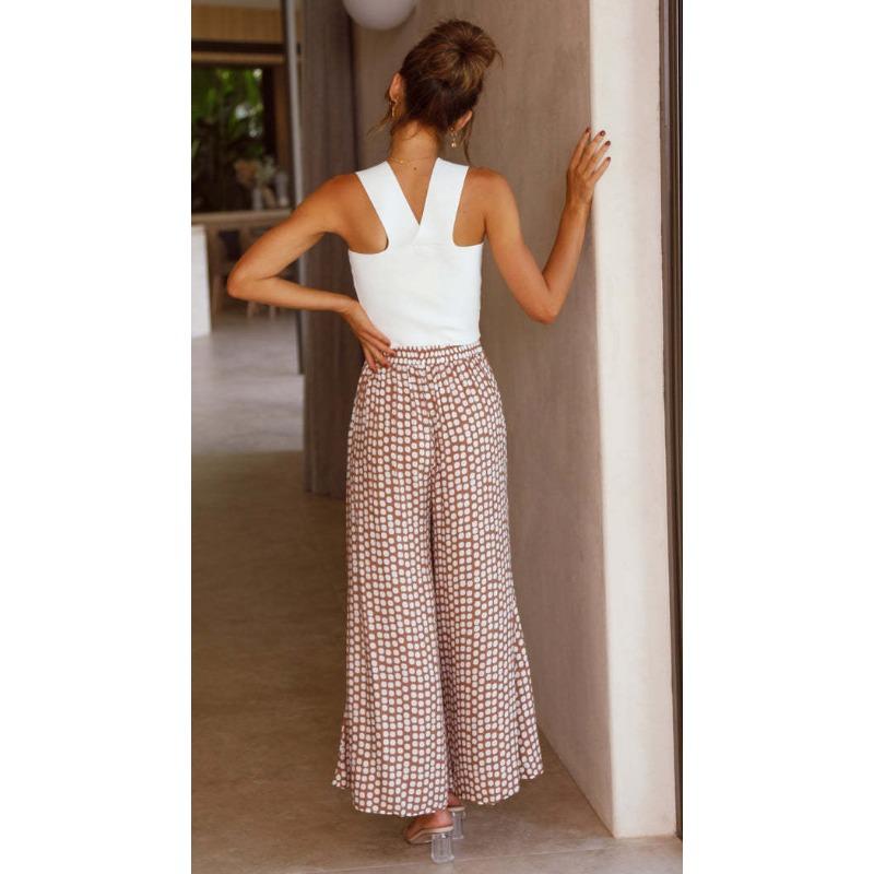 YYFS Dámská móda Ležérní Léto Jaro Jednobarevný potisk Halenky a košile bez rukávů