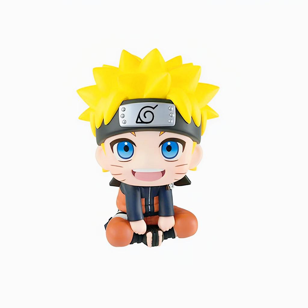 Naruto Anime Figure Toys Kakashi Action Figure Q Version Kawaii Sasuke Itachi Figurine Car Decoration Collection Model Toy