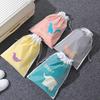 1PC Plastic Storage Drawstring Bag Waterproof Storage Bag Travel Storage Bag Wet Clothes Swimsuit Pouch