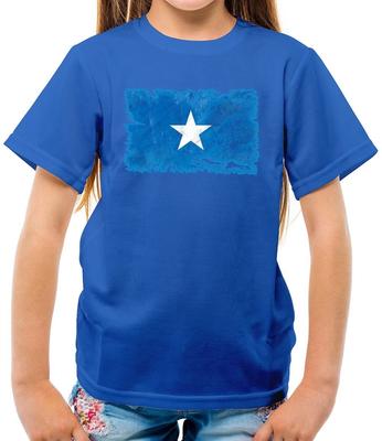 Somalia Grunge Stil Flagge - Kinder T-Shirt - Somalisch - Land - Reisen - Flaggen