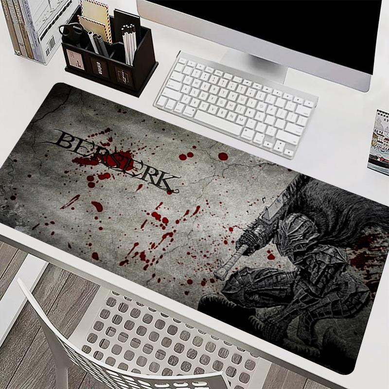 Gaming Mouse Pad B-BERSERK Large keyboard pad Extended Desk Mat Non Slip Carpet Popular Gamer Pad Rubber Base Computer Mouse Pad