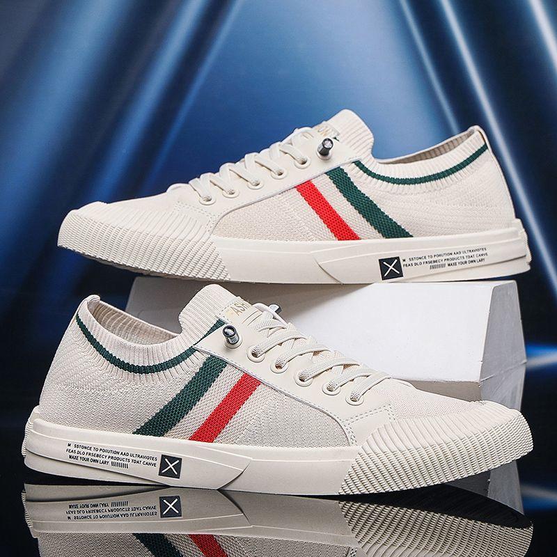 Fashion 2024 New Men Casual Daily Sneakers Light Breathable Durable Cushioning Anti-Slip Outsole Flats Shoes Fashion Male Stylish Shoes