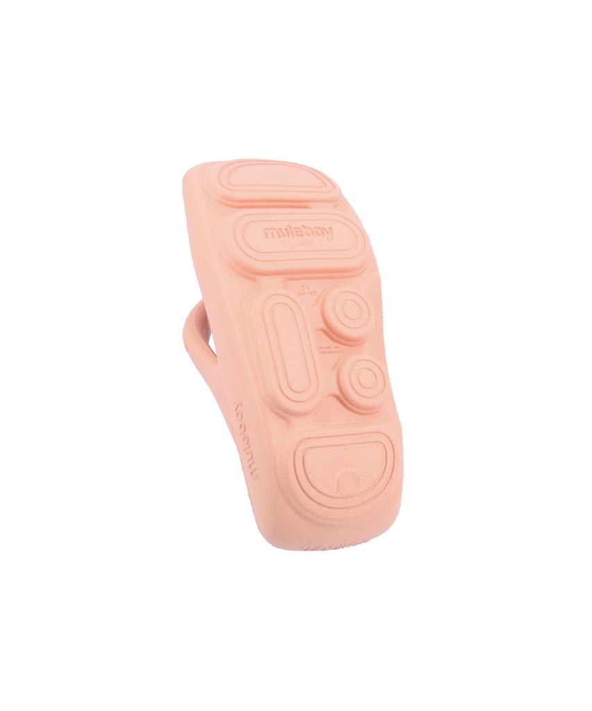 Muleboy Square Jet Flip-Flops Coral Pink