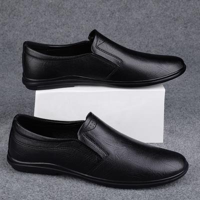 Genuine Leather Mens Shoes Casual Luxury Brand Soft Men Loafers Moccasins Breathable Slip On Male Boat Shoes Plus Size 35-46