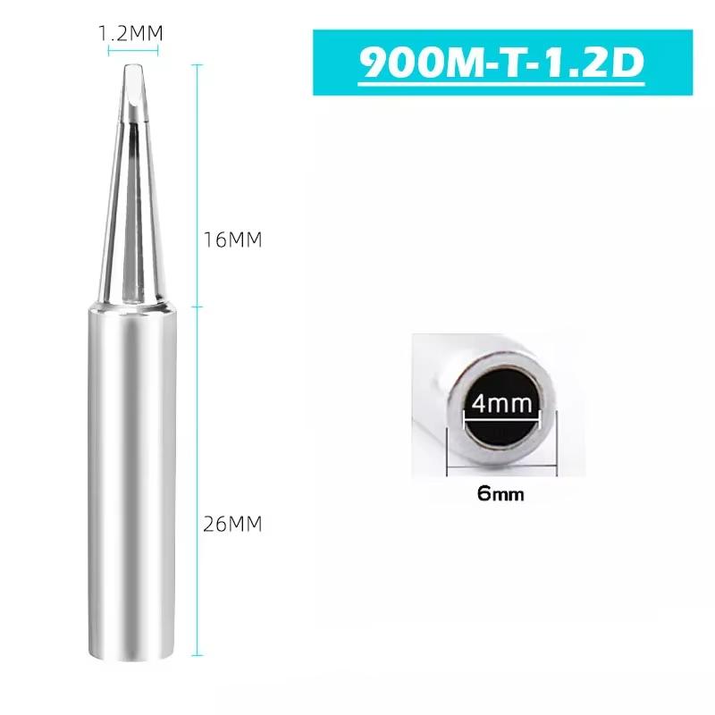 2/5/10PC 900M-T Series Soldering Iron Tips DIY Electric Soldering Iron Replacement Tip Repair Welding Tools Constant Temperature
