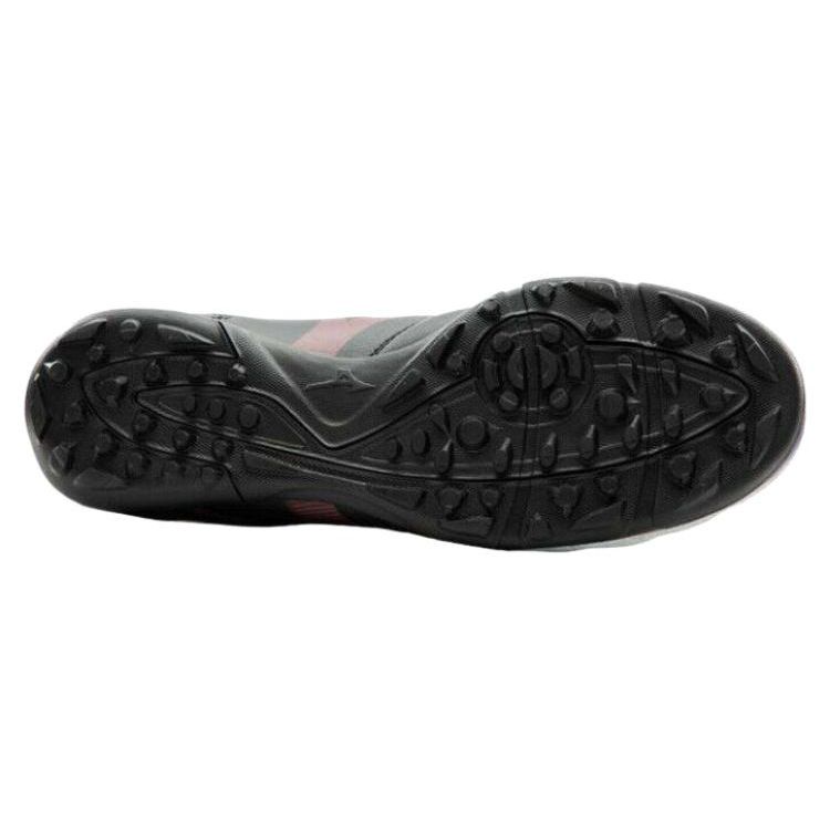 Mizuno Monarcida Neo II Round Toe Lace-Up TF (Rubber Studs) Slip-Resistant Durable Support Lightweight Soccer Shoes Men Sneaker Black P1GD210500