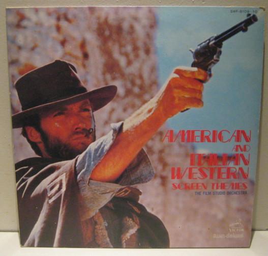 LP Record FILM STUDIO ORCHESTRA - American And Italian Western Screen SWF810910 VICTOR 1976 Japan Soundtracks & Musicals Used