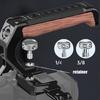 Camera Top Handle Handgrip 3/8 Locating Hole Cold Shoe Mount with 1/4 Holes for DSLR Cage Rig and Accessories