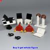 Carnet Briques MOC Tasse à Café Scène de Bureau Figurine 4cm Casque Accessoires Musicaux Blocs de Construction Éducatifs DIY Jouets pour Amis