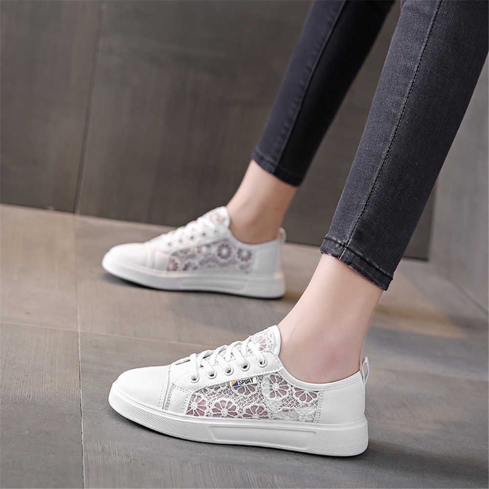 Fashion Spring-autumn Number 38 Teniss Mary Jane Women's Yellow Sneakers Two Tone Shoes Sport Trainners Trending Products