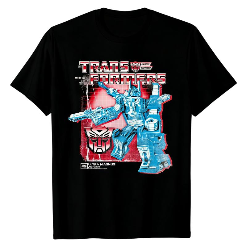 

Ultra Magnus Autobot Transformers TShirt Classic Robot Graphic Print 100 Cotton Crew Neck Oversized Casual Street Fashion Tops XL